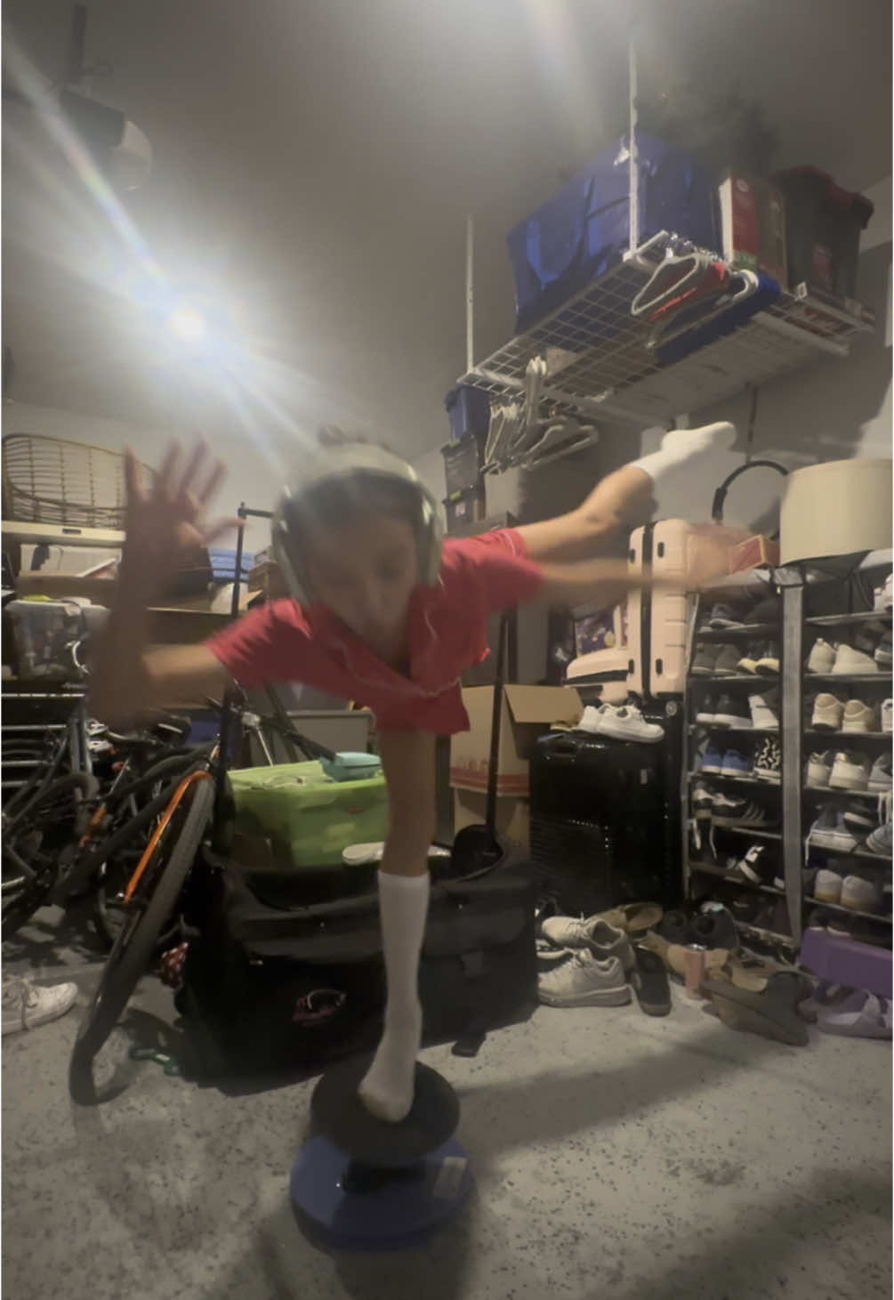 go mali go your doing amazing sweetie!!!! #viral #viralvideo #dance #scared #practice #fypシ #blowthisup don’t try this at home!😳