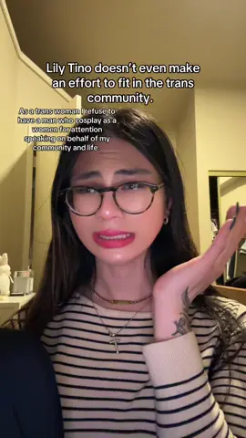 I understand being unique and being yourself but for a public figure. I don’t want a man who cosplay as a women to speak on behalf of my life and community #trans #transgender #transgirl #transgendersoftiktok 