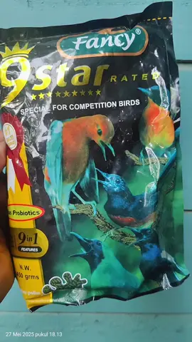 Fancy Star 9 Probiotik dan Herbal Pakan Burung Harian Premium Berkualitas #hobby #affiliatemarketing #fyppppppppppppppppppppppp 