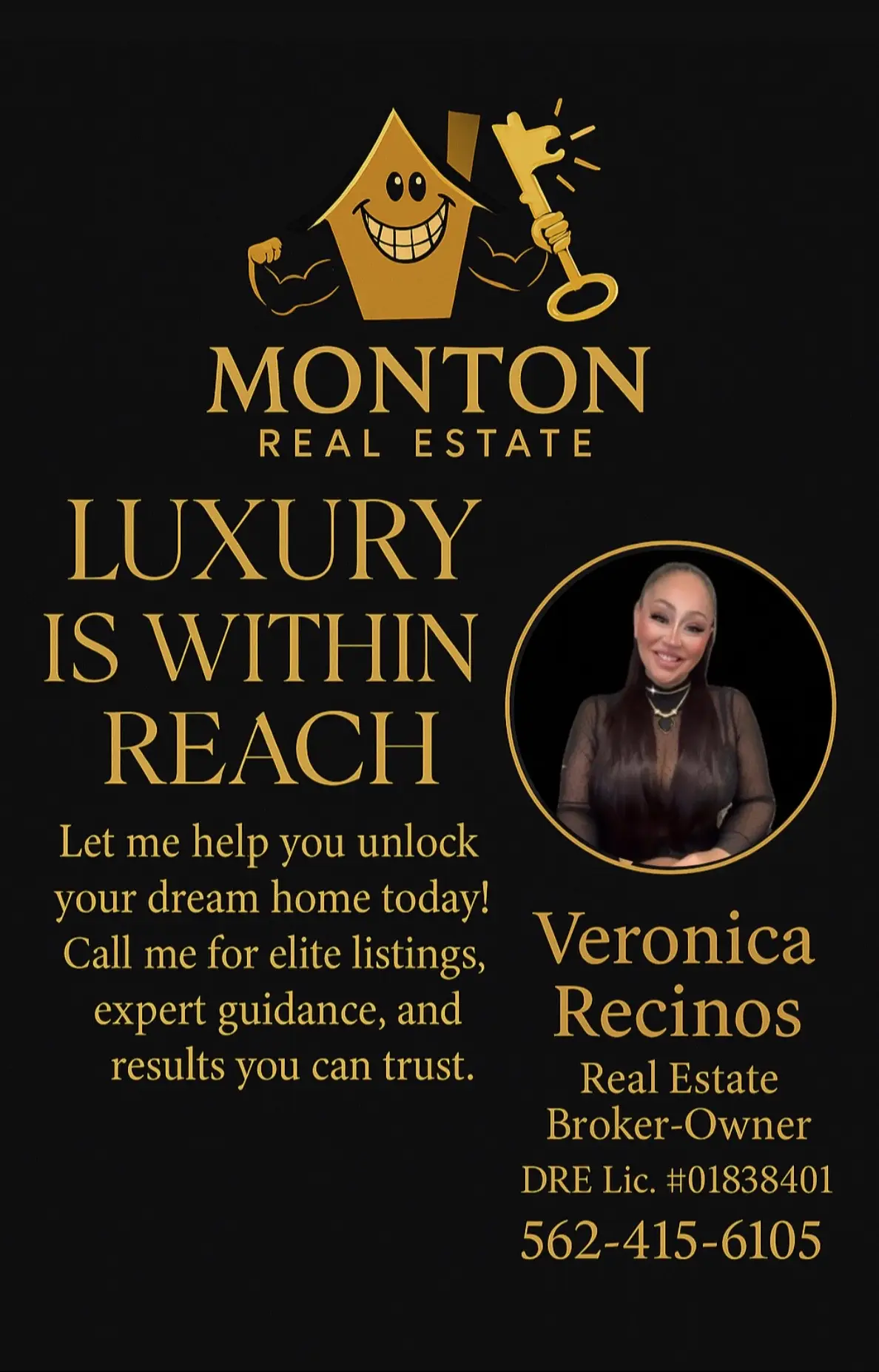 Call to schedule your appointment with your 24/7 real estate agent. 562-415-6105