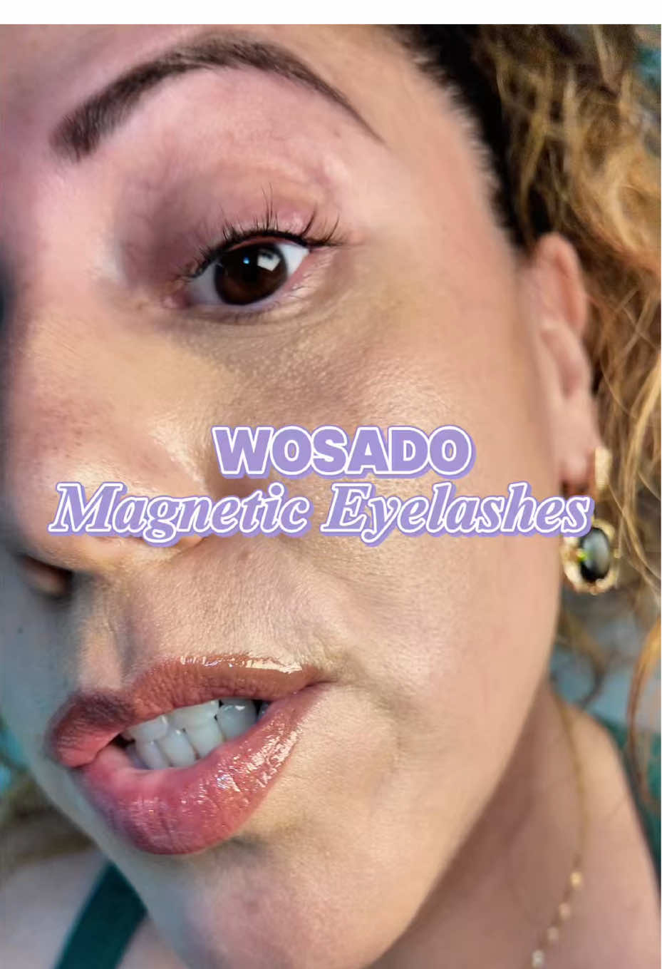 Obsessed with these magnetic lashes!  #MagneticLashes #ReusableLashes #WosadoLashes #EasyLashHack #GlueFreeLashes #lashes #fakelashes #striplashes 
