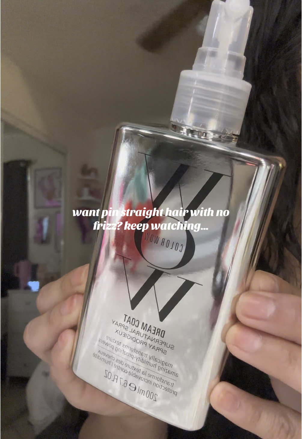 as a girl with curly/wavy hair i’m actually shocked how well this worked for me😭 #colorwowhair #straighthair #hairtreatment #tiktokshop 