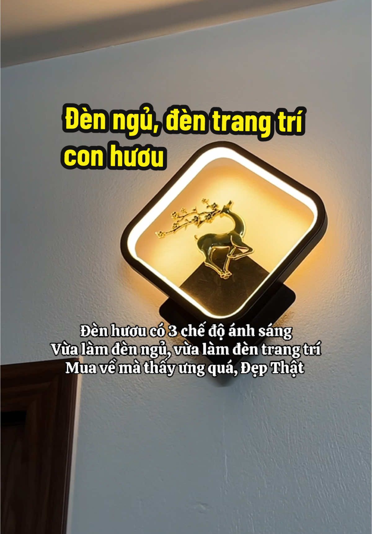🌱 Giá Chưa Tới 100 cành cho em đèn hươu có 3 chế độ ánh sáng này . Mua về mà ưng quá . Làm đèn trang trí cũng đẹp lắm 🍀 link tui mua ở đây nha #nhan_9292 #review #xuhuongtiktok #giadungtienich #dogiadung #reviewdogiadung #den #denled #denngu #dencauthang #dentrangtri #denconhuou #dentuong #dendecor #dennguhuou #monskylighting 
