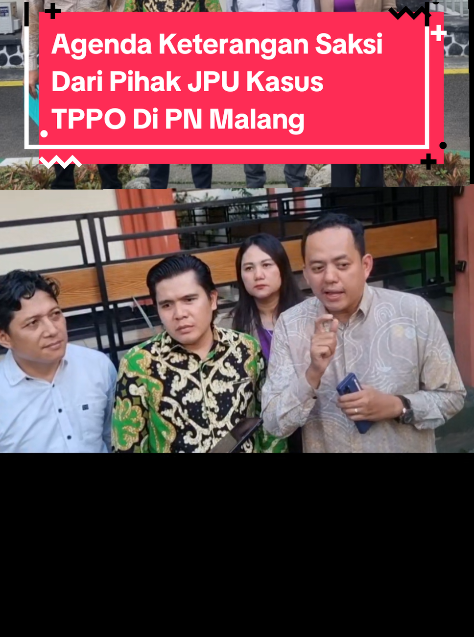 Malang – Sidang lanjutan dugaan kasus TPPO PT NSP Cabang Malang di ruang sidang Garuda PN Malang, Rabu (28/5/2025). Dalam sidang tersebut, baru dibuka oleh Ketua Hakim Kun Trihariyanto Wibowo, terjadi perdebatan sengit antara JPU dengan Kuasa Hukum Terdakwa yang keberatan atas Saksi yang dihadirkan JPU tidak ada dalam berkas perkara. Sehingga Majelis Hakim mengusir satu orang dari empat saksi yang dihadirkan JPU dari ruangan sidang. Sehingga persidangan diteruskan dengan beragendakan pemeriksaan saksi dari pihak JPU 3 orang saksi, yang sebelumnya satu orang Saksi ditolak oleh Kuasa Hukum Terdakwa. #TPPO #tppo #pengadilannegerimalang #advokat #advokatindonesia #pnmalang #hukum #hukumindonesia #kejarimalang #fyp #fyppppppppppppppppppppppp 