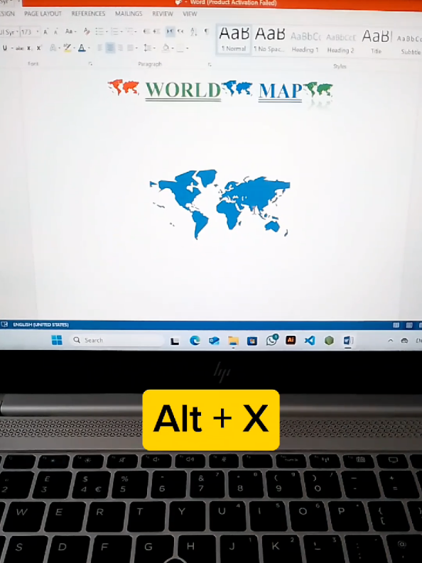World 🌍 Map 🗺️ Ms Word Symbol Shortcut Key Computer 🖥️ Shortcut Key #foryou #foryoupagе #fyp #computer #tech #trick #word #pc #laptop #viral #reels #shorts #windows 