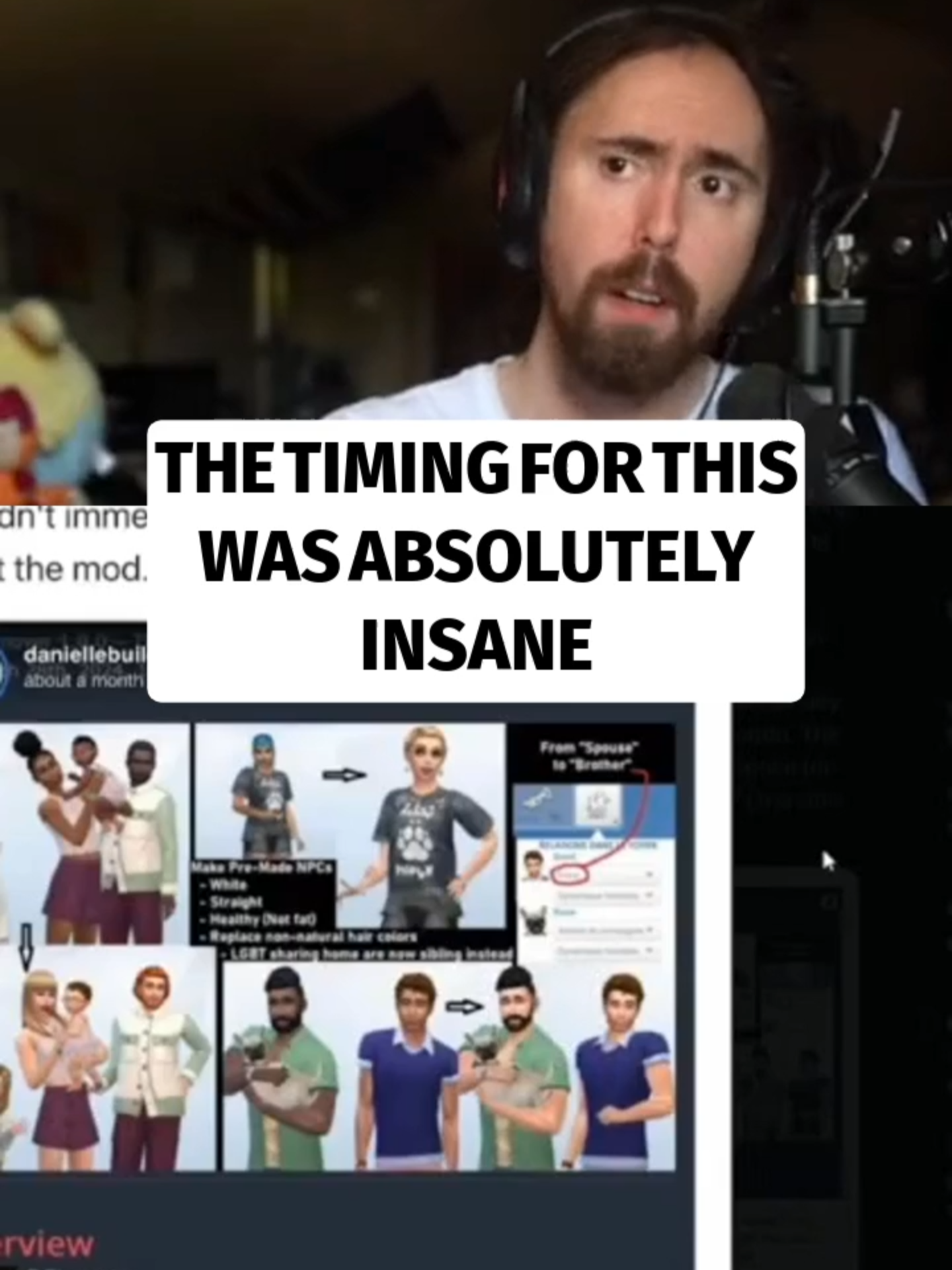 Asmongold, this timing is unmatched. #asmongold #asmon #twitch #streamer #ea