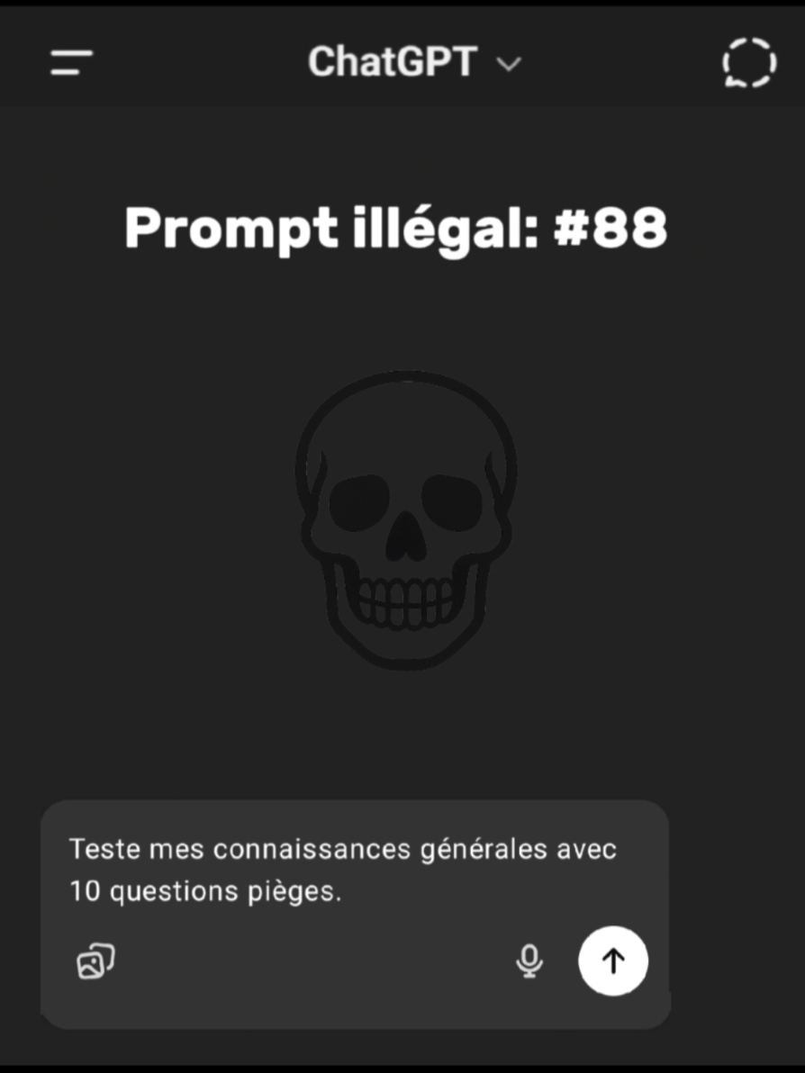 Ne va ps sur mon profil #chatgpt #promptchatgpt #ia 