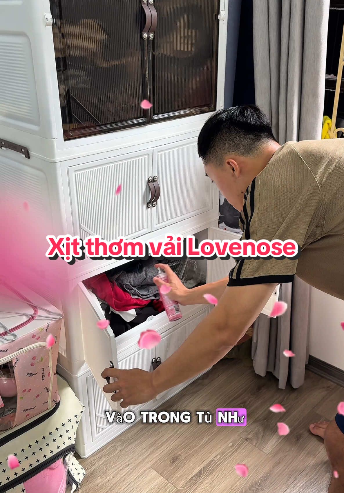 Xịt thơm vải thơm như vừa mới giặt í cả nhà 🥰 #xitthomvai #lovenose #clenz #quanao 