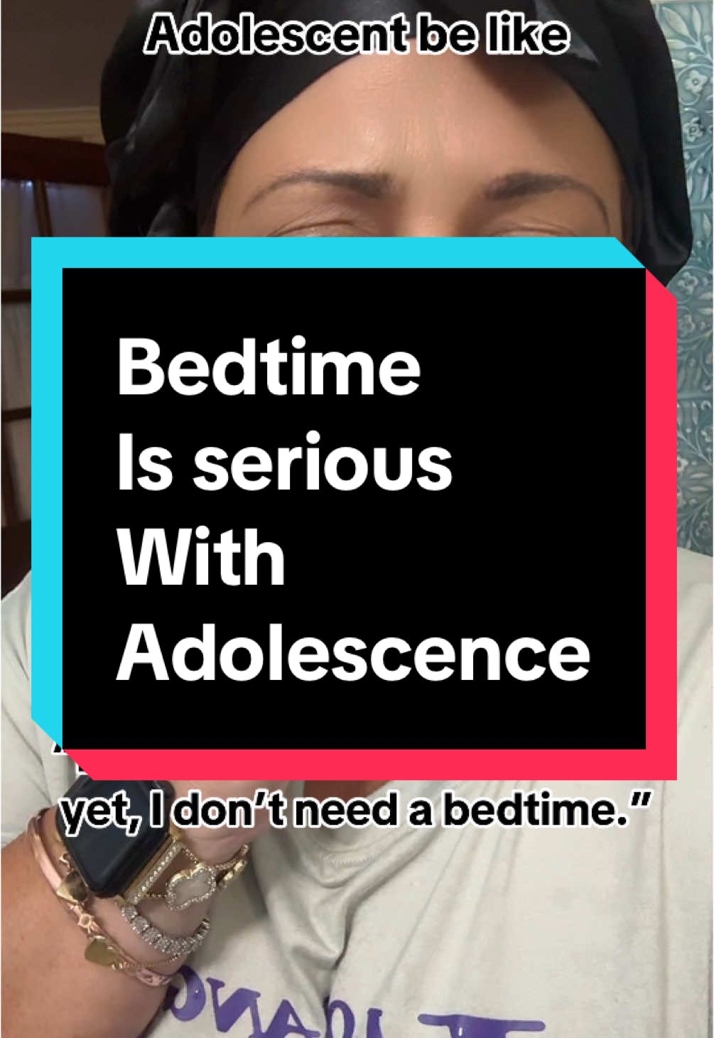 Bedtime is like wwiii on school nights. She swears she isn’t tired and will make up every excuse in the world to stay up. Than, she is asleep within two minutes of hitting the pillow #findingfamilyinchaos #Adolescence #bedtime #bedtime #raisingkids #momlife #sarcasticmomma #sassy #girls 