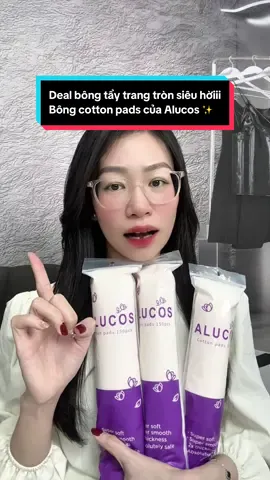 Deal bông tẩy trang tròn nhà Alucos, ko xơ bông, ko dồn bông, ko bung viền dùng rất thích ✨✨✨ #bongtaytrangquocdan #bongtaytrang #alucos #bongtunhien #taytrang #lamsach #bongtaytrangcottonpads #lamdep #lamdeptainha #lamdepkhongkho #nhacuadoisong #chamsocda #chamsocdamat #fypシ゚ #xuhuongg #trending #xunghuong 