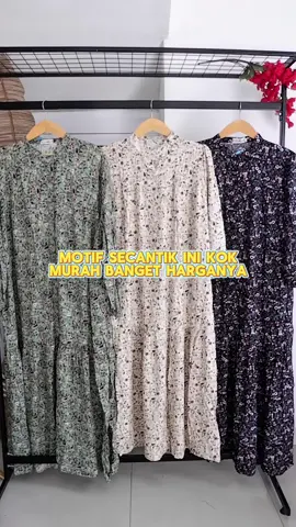 Midi dress 100rb an aja super cantik😍🔥 #fyp #mididress #gamiswanita #ootdhijab #outfitideas #gamisjumbo #bajuwanita 