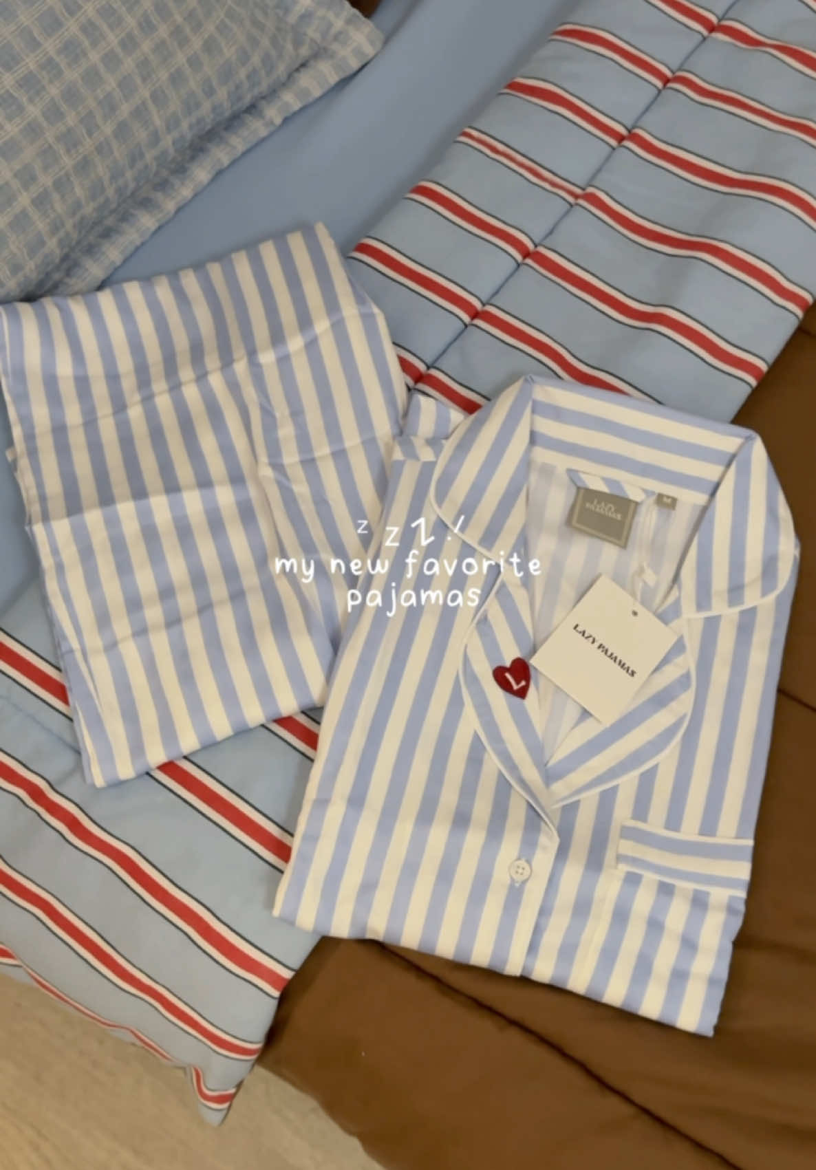 best pajamas ever!🩵🫧  @Lazy Pajamas  #pajamas #aestheticpajamas #localbrand #homewear #sleepwear 
