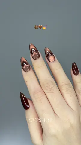 Cepetan CO sblm abis🤪 #coklatmahogany #brownnails #nails #cateyelove 
