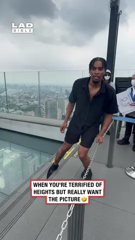 Would be a class photo that 😅 (🎥: Collab) #ladbible #funnyvideos😂 #heights #afraid #fails