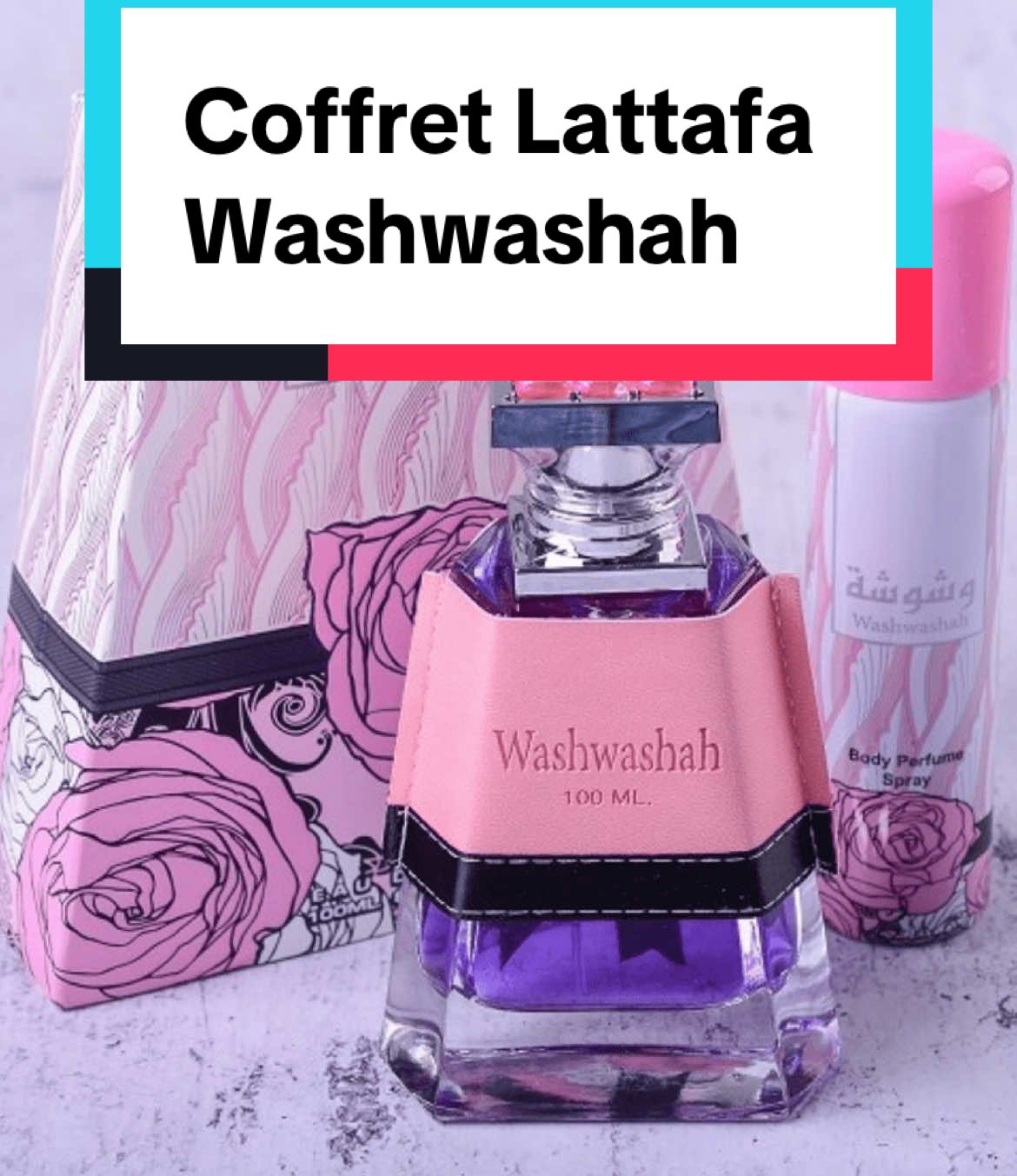 Lattafa Perfumes Washwashah est un parfum florale,orientale #fragrances #arabianperfume #fragrancetiktok #parfumviral #fyyyyyyyyyyyyyyyy #pourtoiii #lattafa 