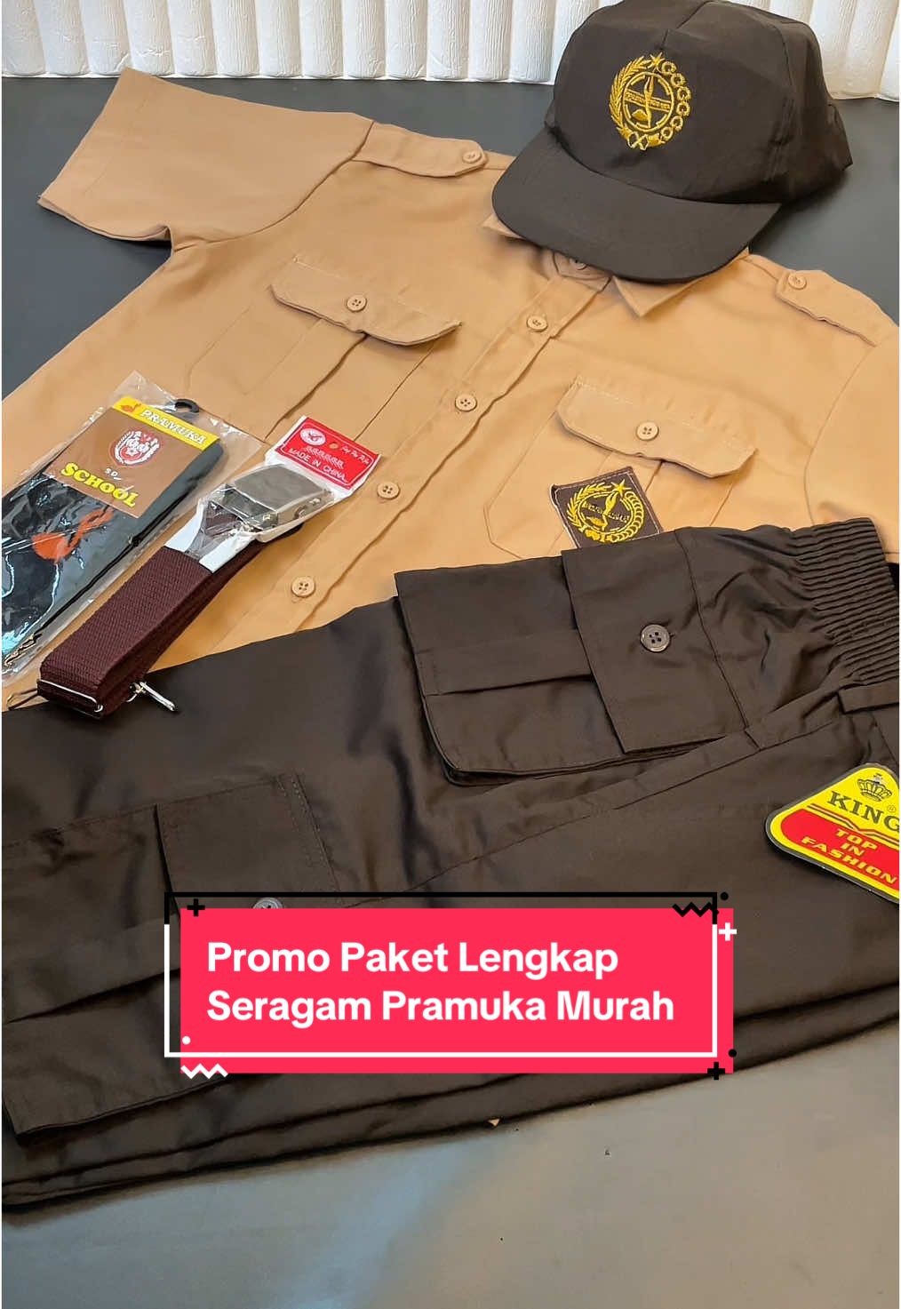PROMO Paket Lengkap Setelan Seragam Pramuka Sekolah SD Murah,Paket Lengkap harga mulai 90ribuan aja dan sewaktu-waktu bisa berubah🔥.Stok Terbatas,Buruan Order Klik Keranjang Kuning sebelum kehabisan🥰 #seragamsekolah #seragamsekolahanaksd #seragamsekolahsd #seragamsekolahbaru #seragamsekolahsdmurah #seragamsekolahmurah #seragamanaksd #seragamsd #bajusekolah #bajusekolahmurah #bajusekolahsd #bajusekolahanak #paketbajusekolah #seragampramuka #seragampramukamurah #seragampramukasd #seragamsd #seragamsdmurah #seragammerahputih #setelanseragammerahputih #seragammerahputihmurah #belilokal