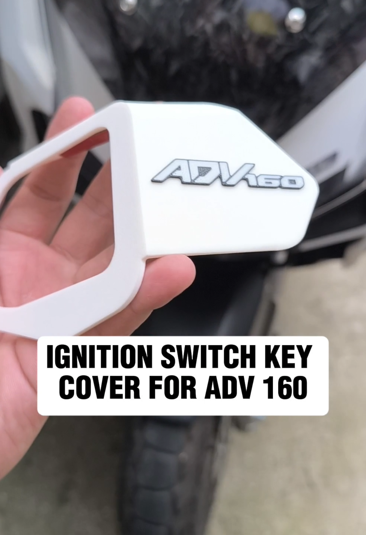 IGNITION KEY SWITCH COVER FOR HONDA ADV 160.  BUY NOW!!! #CapCut #hondaadv #adv160 #accessories #motorcycleaccessories #honda #ignitionkeycover