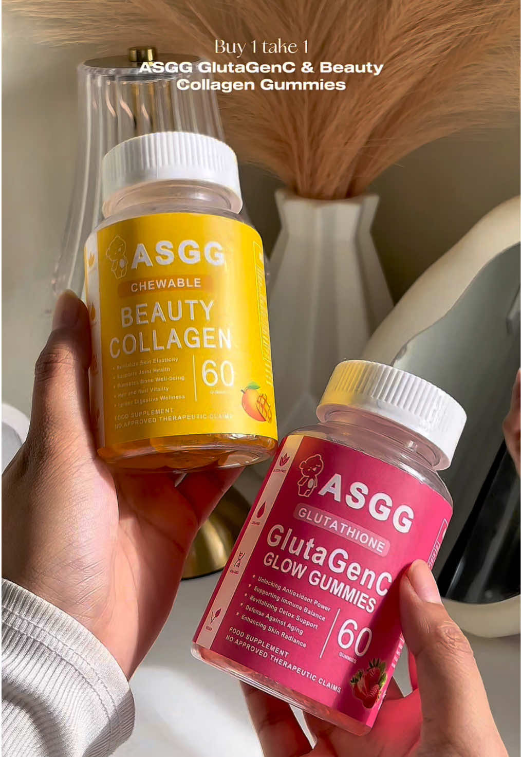 Buy 1 take 1 ASGG GlutaGenC & Beauty Collagen Gummies💕 #collagen #buy1take1 #asgg #asgglow #asggummies #asggglutagencglowgummies #glutagenc #whiteninggummies #gluta #beautycollagen #beautycollagengummies #fyp #howtowhitenskin #fyp #fyppppppppppppppppppppppp 