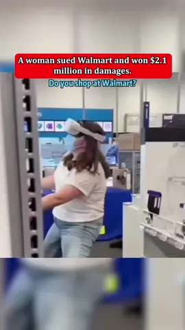 #shorts A woman sued Walmart and won $2.1 million in damages.