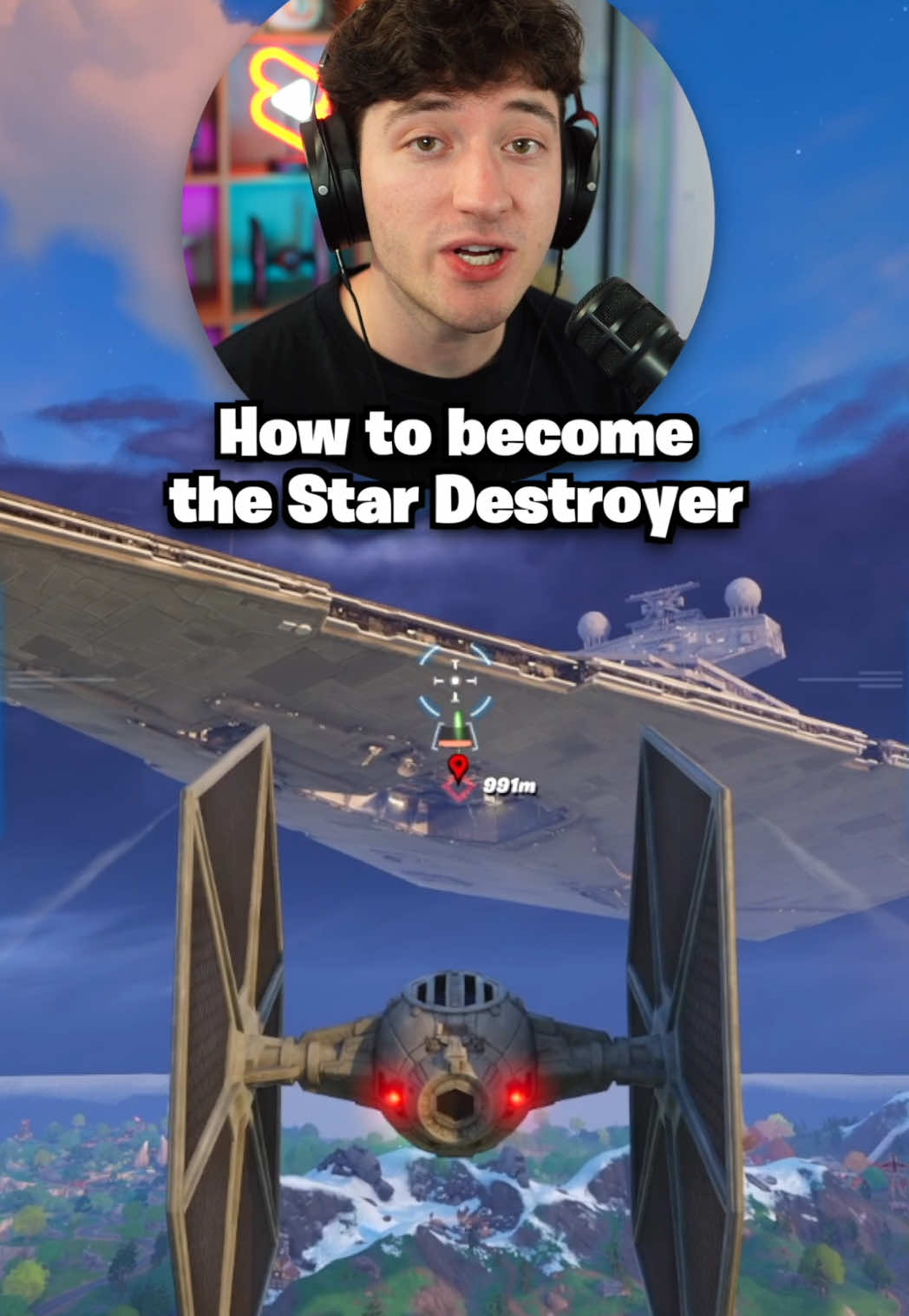 Star Destroyer update in Fortnite! #fortnite #fortnitenews #fortniteupdate 