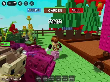 Look how big my dragon fruit is #roblox #game #growagarden #cool #tiktok #garden #viral #fyp 
