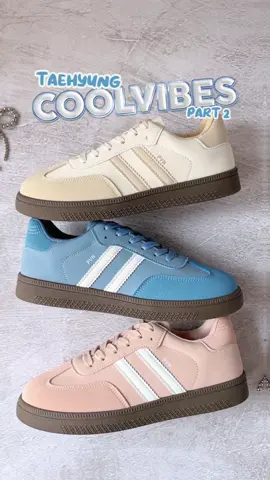 Wih ada lagi yang baru nih: Taehyung Cool Vibes Part 2 👀💞 Cakep banget kan warnanya?? cusss deh koleksi sekarang! #rekomendasisepatu #sepatusneakers #sneakerswanita #skena #sneakers #pvntaehyung #pvn #fyp 