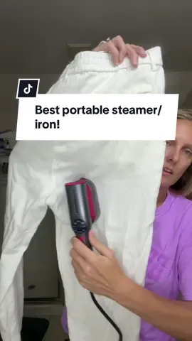 I’m so excited I have this portable steamer and iron for my upcoming trip! Having wrinkles in clothes is never fun in a hotel room. #steamer #iron #travelsteamer #travelhack #portablesteamer @Dr.Flash shop 