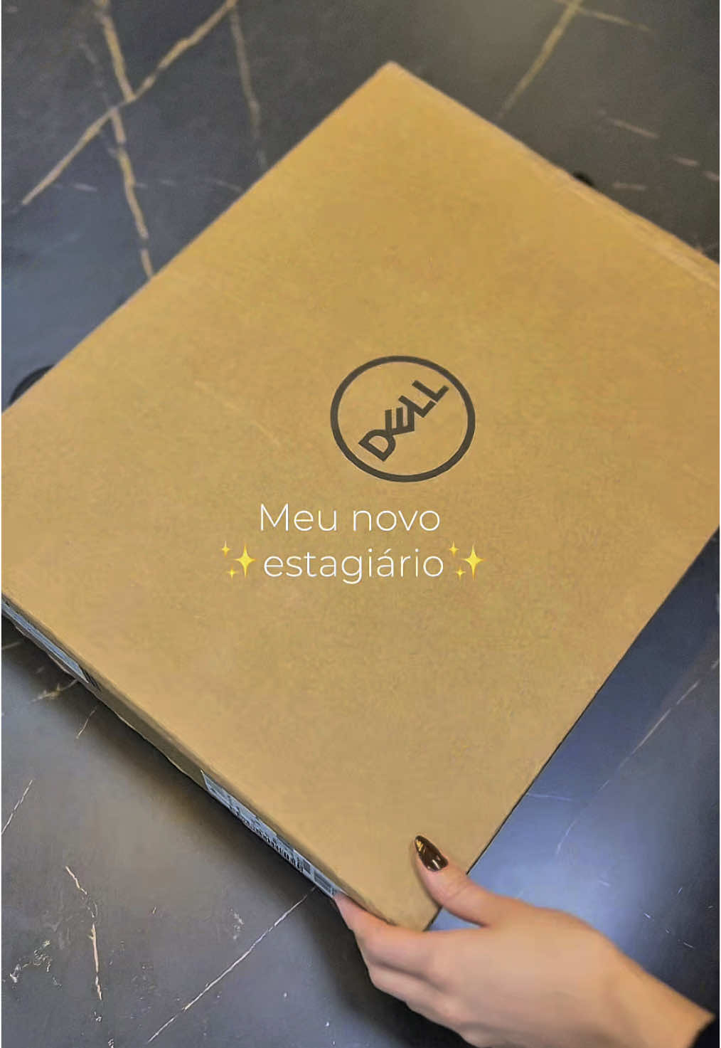 Vamos abrir meu novo ✨estagiário✨ comigo?  Notebook Dell inspiron 15, i5. #unboxingasmr #dell #inspiron15 #trabalho #compras #notebook #fyp 