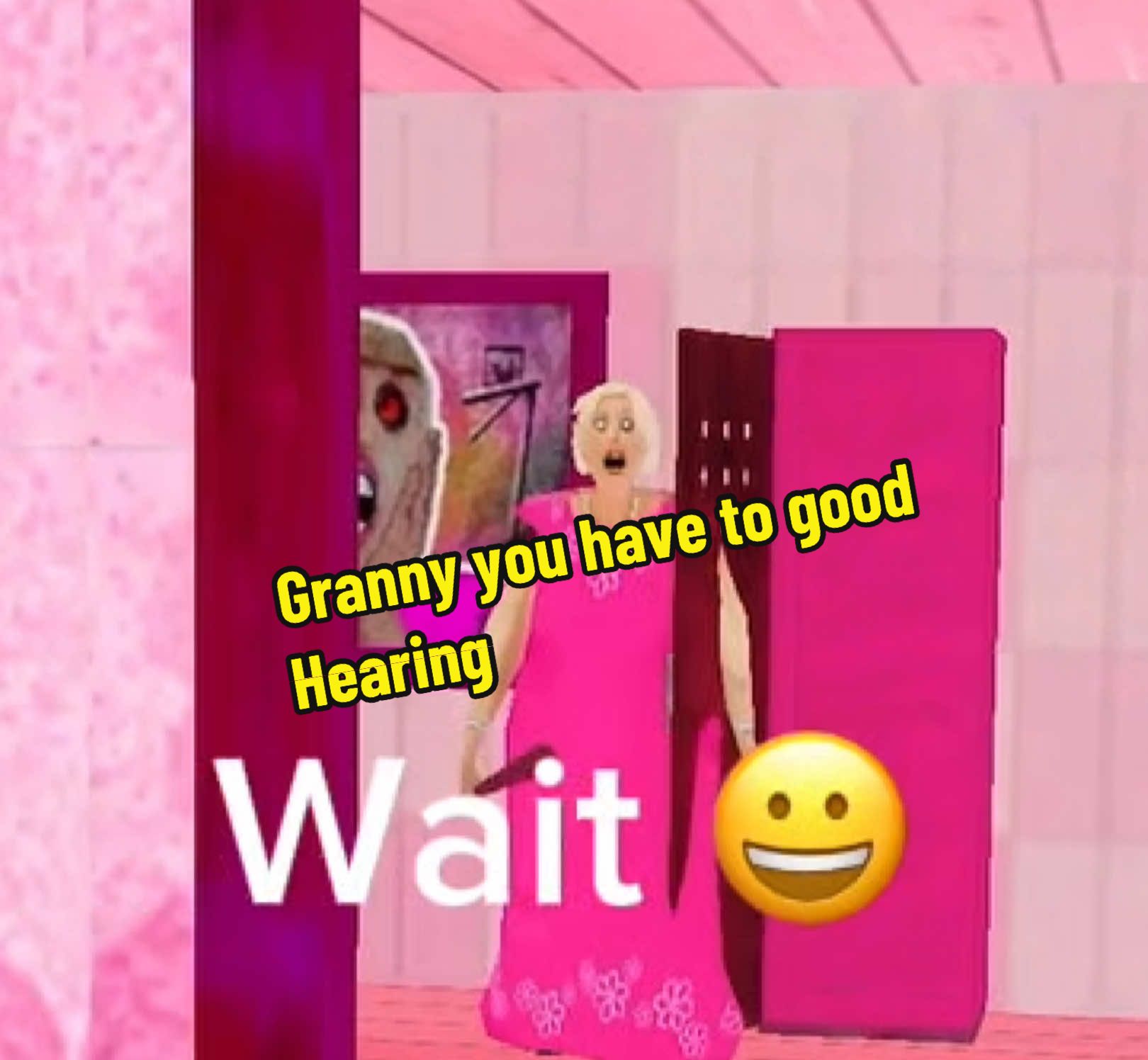 Guys I Can’t Drink Her Energy Drinks She Will Hear Me With Her Good Hearing 😭 #granny #Grannyhorror #Grannyhorrorgame #barbie #fyp #viral #shorts 