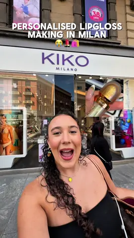 Let’s do personalised lipgloss making in Milan @KIKO Milano  #alicelambertb #alicelb #aliceshops #alicesshoppingaddiction #milan #kiko #thingstodoinmilan #personalisedlipgloss #kiko 