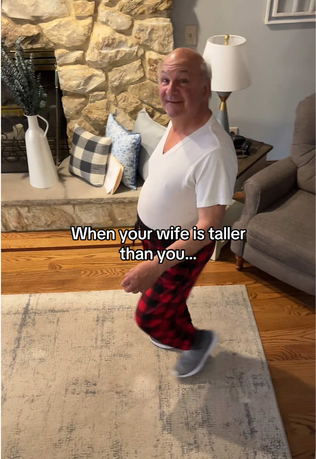 LMAO - I can’t believe Loretta let me video this. 🤣 #relationshipgoals #shortpeopleproblems #littleman #thecarluccios 
