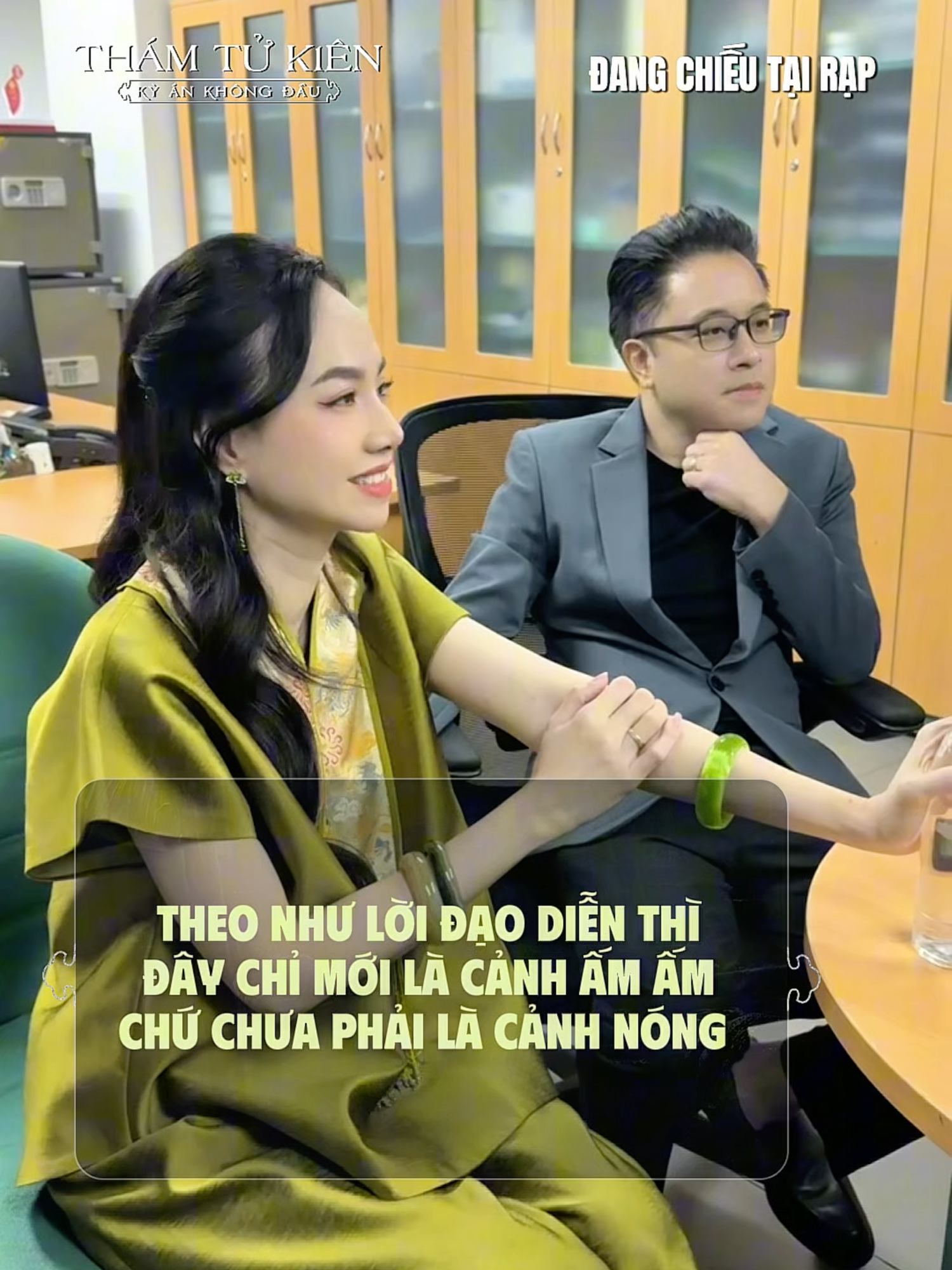 Cảnh ấm ấm cỡ này thì cảnh nóng cỡ nào 😃 #ThamTuKien #KyAnKhongDau #VictorVu #DinhNgocDiep #NSNDMyUyen #QuocCuong