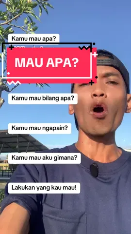 Maumu apa ? #foryou #beyourself #fyp 