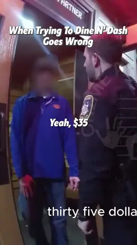 When Trying To Dine N Dash Goes Wrong. Full clip on Crime Around Town