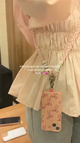 longstrap yg memudahkan hidup 💗  #longstrap #longstrapphone #taligantunganhp #talihp #talihpkekinian #foryouu #longstrapcrossbody 