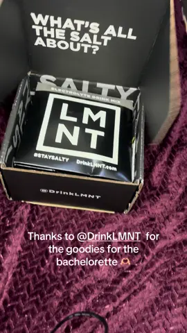 @Drink LMNT as the first to respond and sent us some drink mixes I’m so excited to have everyone try these! Thank you so much LMNT🫶🏼#bacheloretteparty #2025bride #bacheloretteweekend 