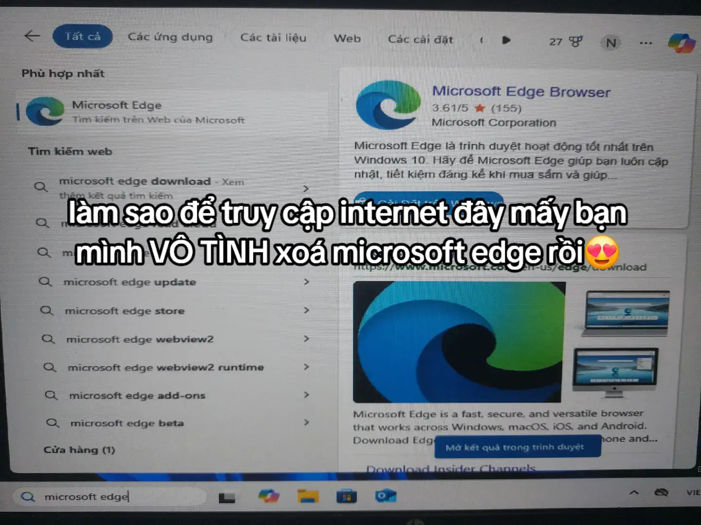 mình xoá microsoft edge rồi á mấy bạn =))) #microsoftedge #web #xuhướng #xuhuong #fypシ゚ #foryoupage #fypage #fypage #fyp #xhhhhhhhhhhhhhhhhhhhhhhh #xh #microsoft