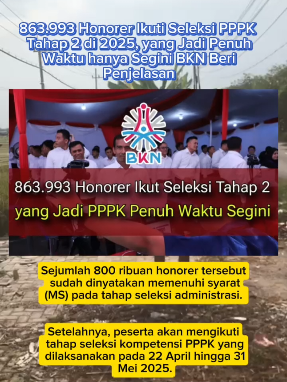 Delapan Ratus Ribu.. lebih sudah lolos administrasi, selanjutnya.. #p3k #abdinegara #asn #peluangusaha #seleksip3k 