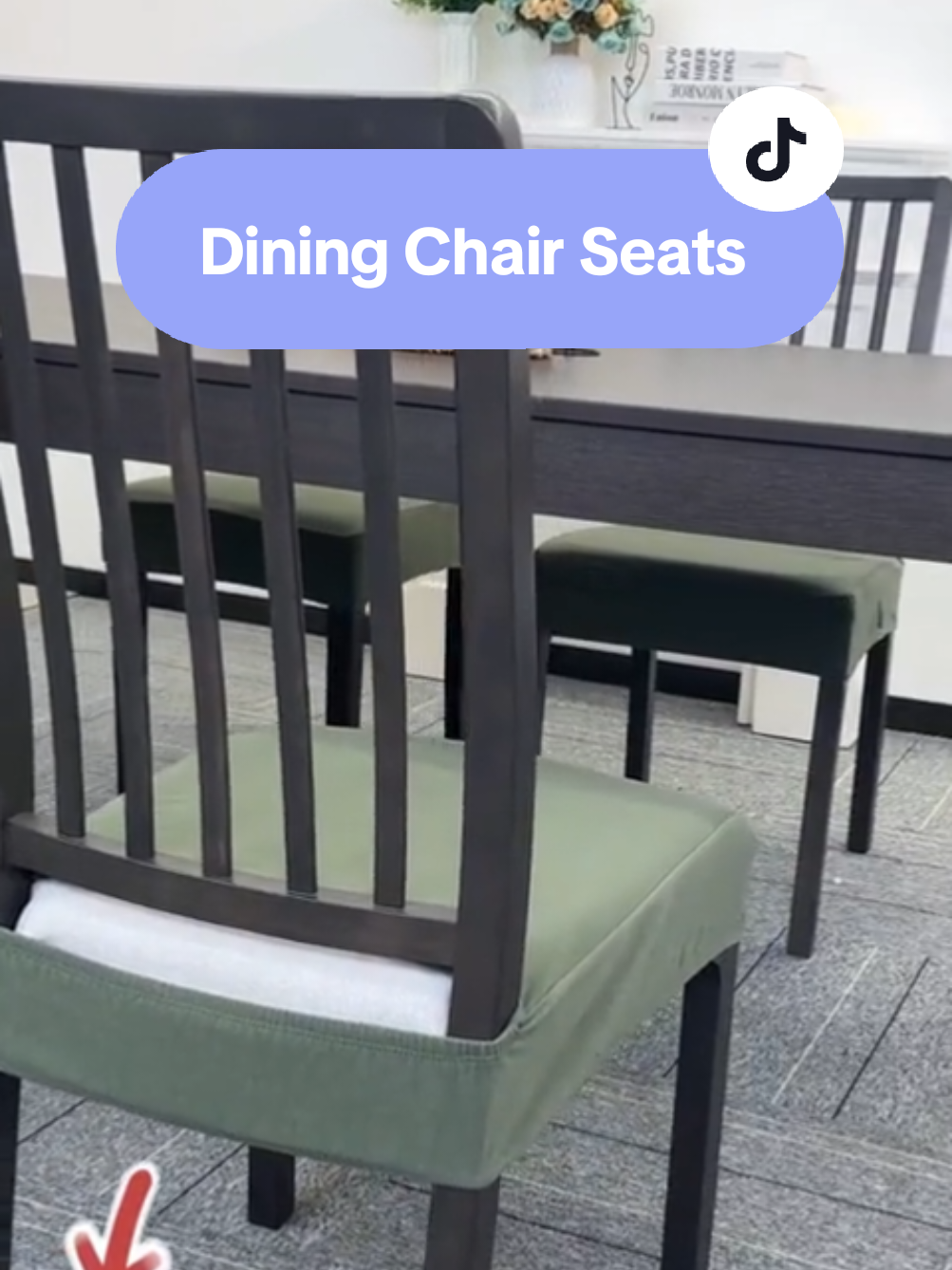 Spill-proof & stylish! These seat covers save your furniture! #chaircovers #diningchair #tiktokshopsummerturnup #beforeandafter #dreamhome #homesweethome 