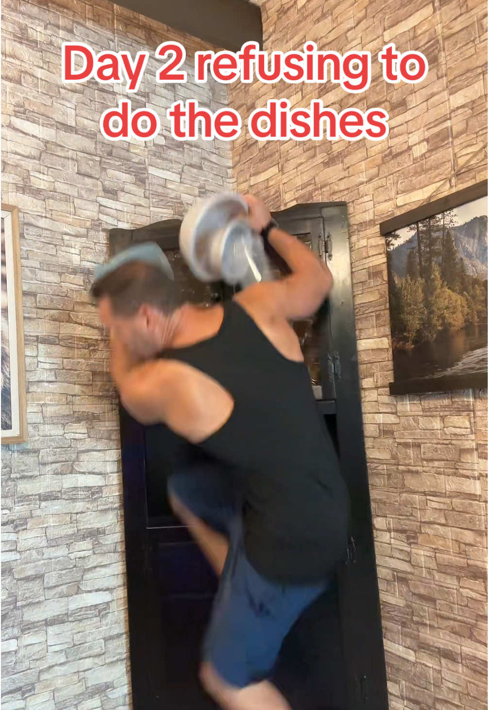 Day 2 refusing to do the dishes #clean #work #funny #wash #mad #angry #dishes #trending #viral #fyp #foryoupage