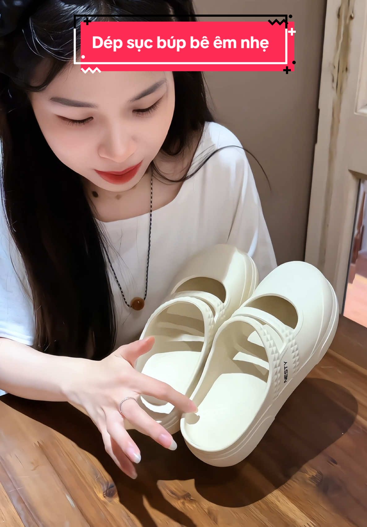 Đôi dép búp bê đi mùa hè vừa rẻ vừa sạch sẽ #muataitiktokshop #muataitiktok #review #nesty #depnu #depnuthoitrang #deple #depsuc #sucnu #depbupbe #giaybupbe #depdimua 