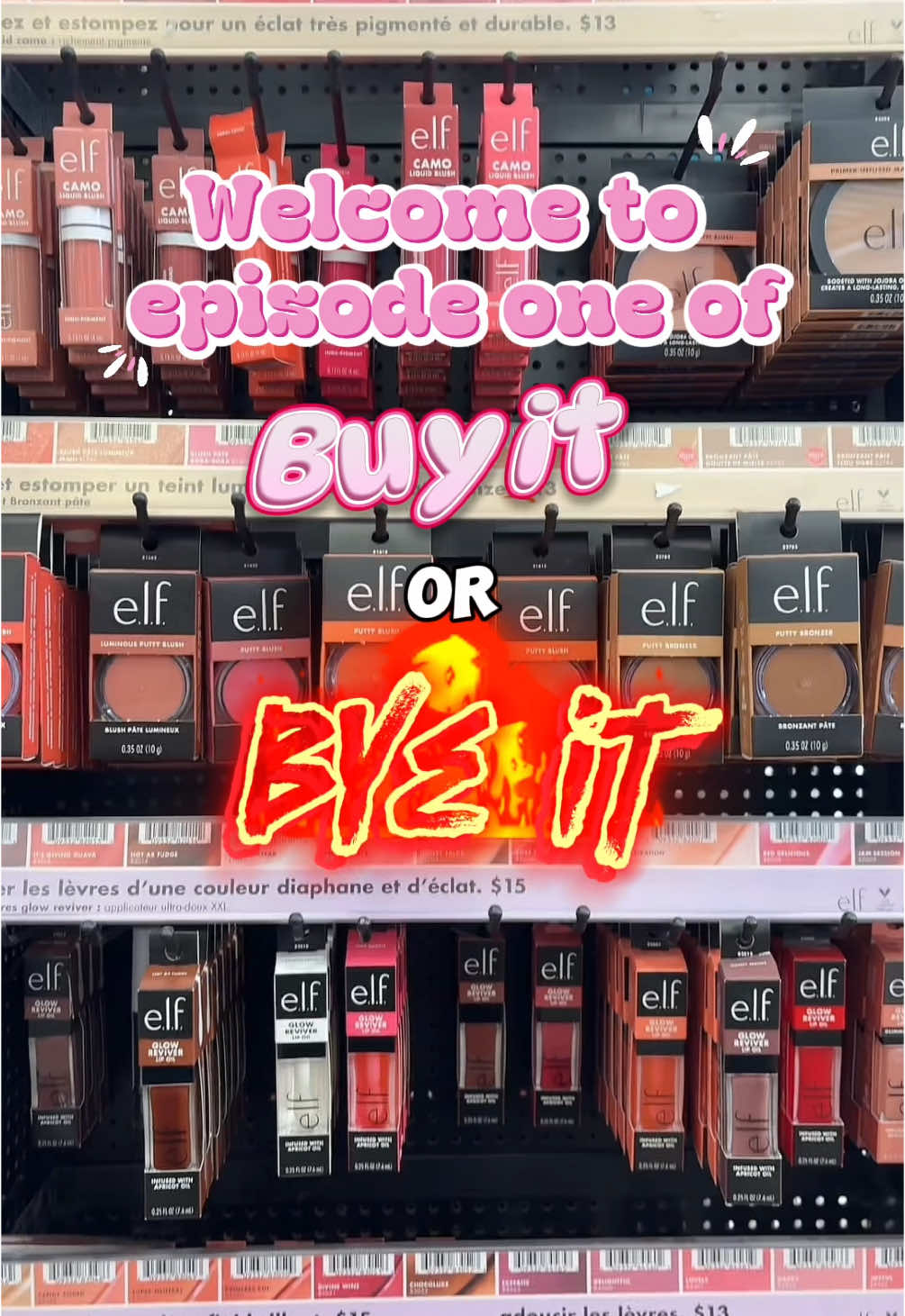 Buy it 🛍️ or Bye it 👋🏻! In episode one, we are covering @elfcosmetics. Let’s go. #elfcosmetics #affordablemakeup #makeupilove #brandsilove 