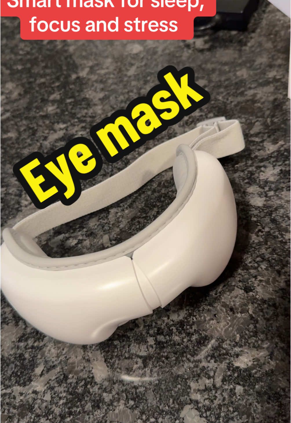 Eye mask for stress, sleep and focus #mask #sleep #focus #viral #fyp #tiktokshop #SelfCare #massage #new #FathersDay #gifts #sleeptok