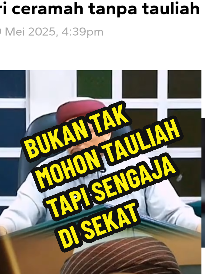 NASIHAT TERBUKA KEPADA PIHAK BERKUASA AGAMA: MENJUNJUNG PRINSIP KEADILAN DAN HAK ASASI DALAM MENYEBARKAN DAKWAH. Saya ingin menyampaikan nasihat ini dengan penuh rasa hormat dan keprihatinan terhadap tindakan penahanan Ustaz Mat Esa Deraman, yang lebih dikenali sebagai Tokku Pasir Gudang.  Sebagai seorang guru agama yang telah banyak menyumbang dalam menyebarkan ilmu dan membimbing masyarakat, penahanan beliau menimbulkan pelbagai persoalan dan kebimbangan di kalangan umat Islam.  Jika ini berlaku, ia boleh menjejaskan rasa hormat masyarakat umum terhadap pihak berkuasa agama negeri Johor yang mana ia sepatutnya dielakkan. 1. Menjunjung Prinsip Keadilan dan Prosedur Perundangan Islam menekankan keadilan sebagai asas dalam setiap tindakan. Firman Allah SWT dalam Surah An-Nisa' ayat 135: 