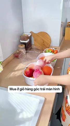 Rổ nhựa hai lớp 6 món đựng trái cây, rau củ quá tiện lợi #ronhua6mon #ronhuadanang #ronhuakemchau #ronhuavuong 