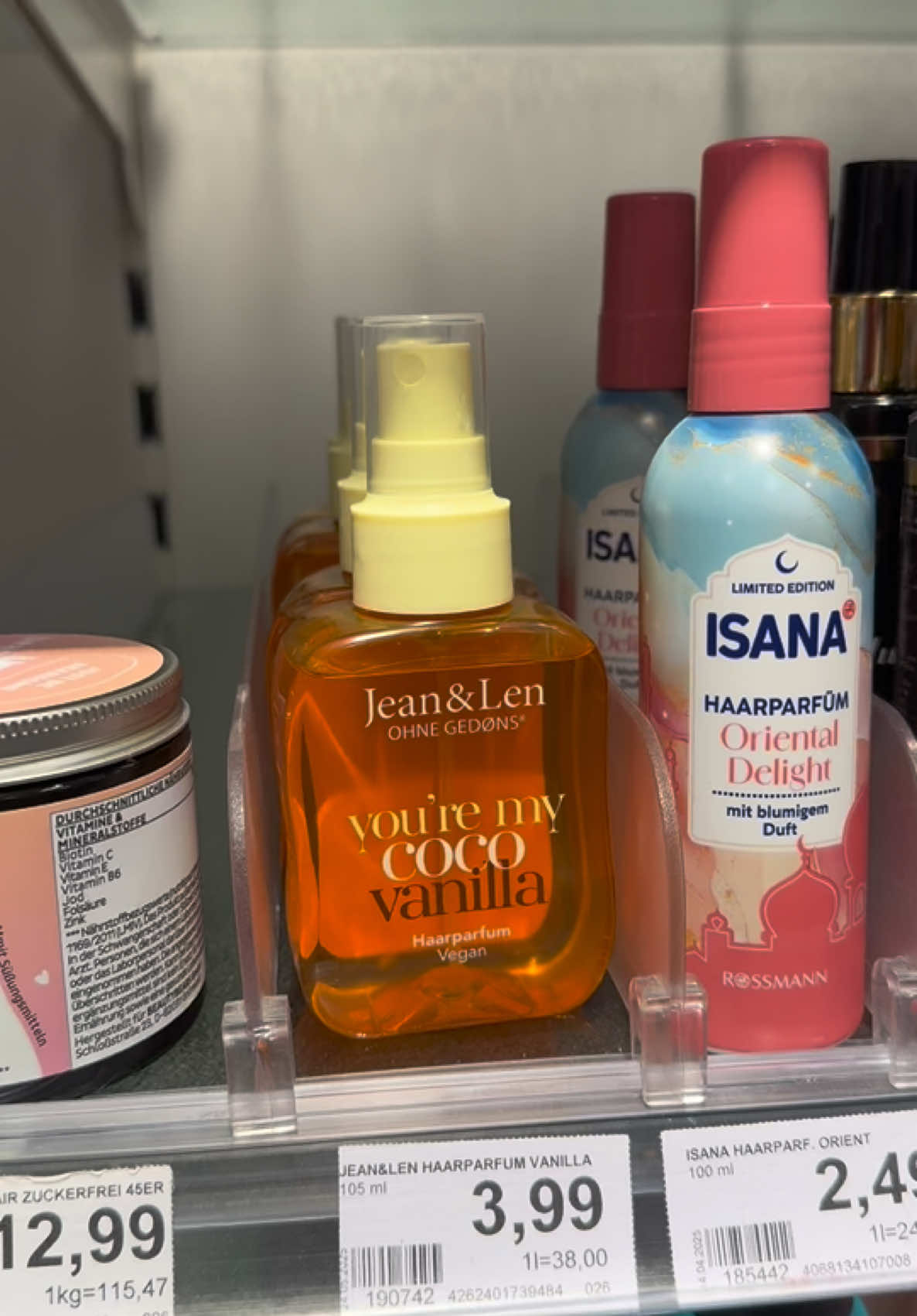 Das neue Haarparfüm von Jean&Len  Coco Vanilla👌😍 #Isana#Rossmann#fyp#fouryou#fouryoupagee#fouryourpage#fy#viral #drogerie#sommer#strand#meer#kokos#body#bodyspray#parfüm#cosmetics#kosmetik#schimmer#Summer#coco#beauty#musthaves#news#pflege#bodycreme#bodyoil#four#vibes#glitter#Hair#haare#schmuck#muschel #hairstyle#hairtok#hairstyles#hairtransformation #skin#skincare#magic#makeup#hype#balm#foundation#b#creme#makeuptips#haircut#hairstylist #hairtransformation#haarpflege#styletips#styleinspo#fyp#Love#musthaves##parfüm#parfum#parfumviral#parfumtiktok