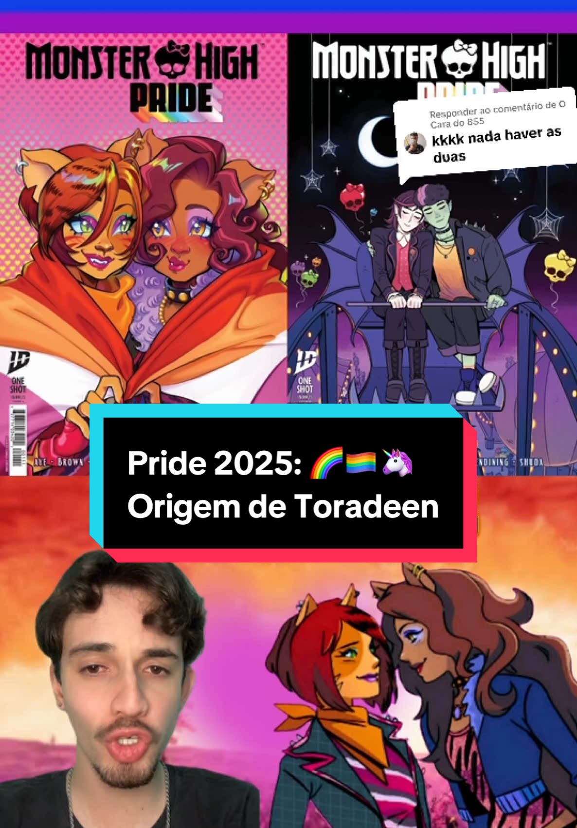 Respondendo a @O Cara do 855 #monsterhigh #enemiestolovers #yuri #clawdeenwolf 