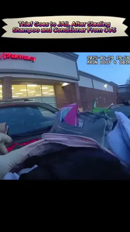 Thief Goes to JAIL After Stealing Shampoo and Conditioner From CVS - Part R-7#Cops #Police #policeofficer