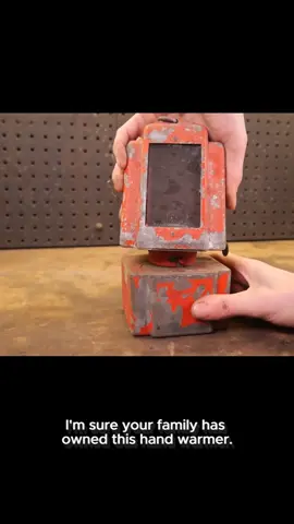 I'm sure your family has owned this hand warmer #rusty #asmr #satisfying #restoration 