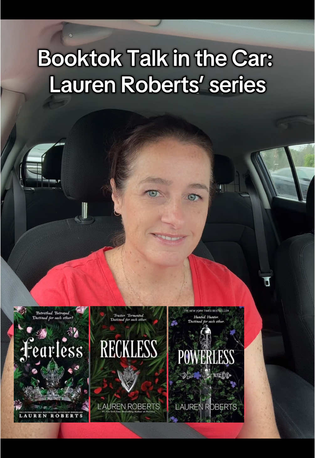 Booktok Talk in the Car: Lauren Roberts’ series. Fearless, Reckless, Powerless. Our emotional connection to book characters is so strong sometimes. #booktoktalkinthecar #BookTok #booktoktalk #booktiktok #laurenroberts @Lauren Roberts you have written some amazing books!!